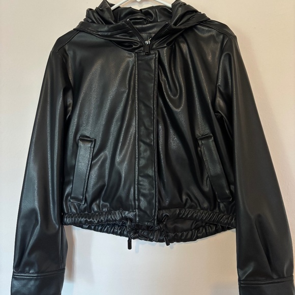 Faux Leather Jacket - Picture 1 of 3